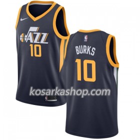 Dres Utah Jazz Alec Burks 10 Nike 2017-18 Navy Swingman